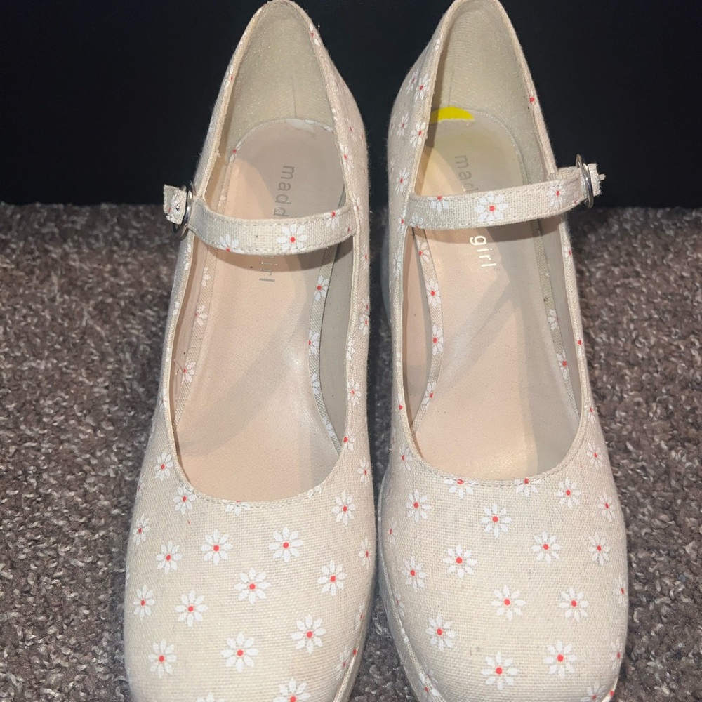 Floral Mary Jane Shoes